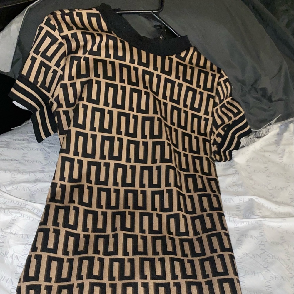 Elegant long shirt sleeve dress